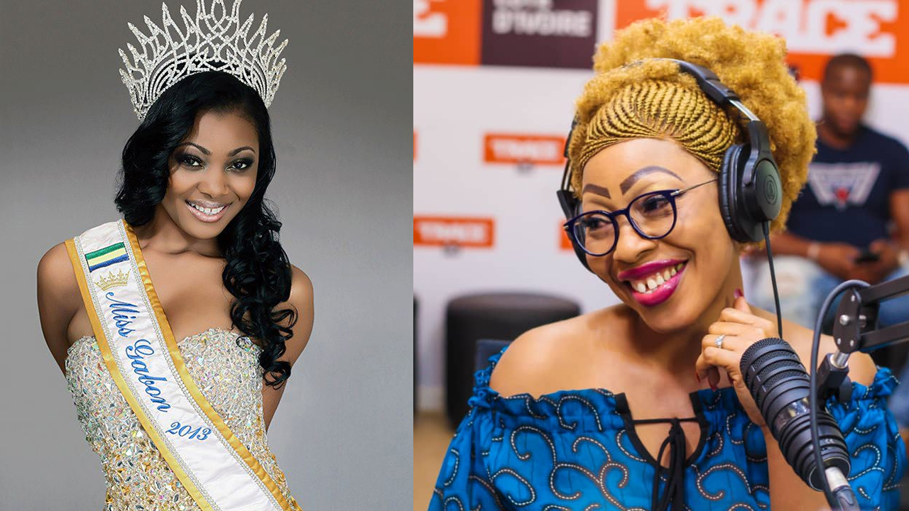 Jennifer Ondo Mouchita, Miss Gabon 2013 et Lolo Beauté @ GABONETIVE et Trace Fm