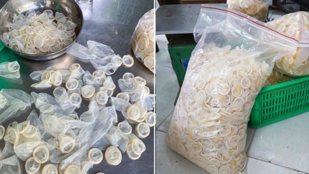 Vietnam : une usine met en vente des préservatifs recyclés (photo)