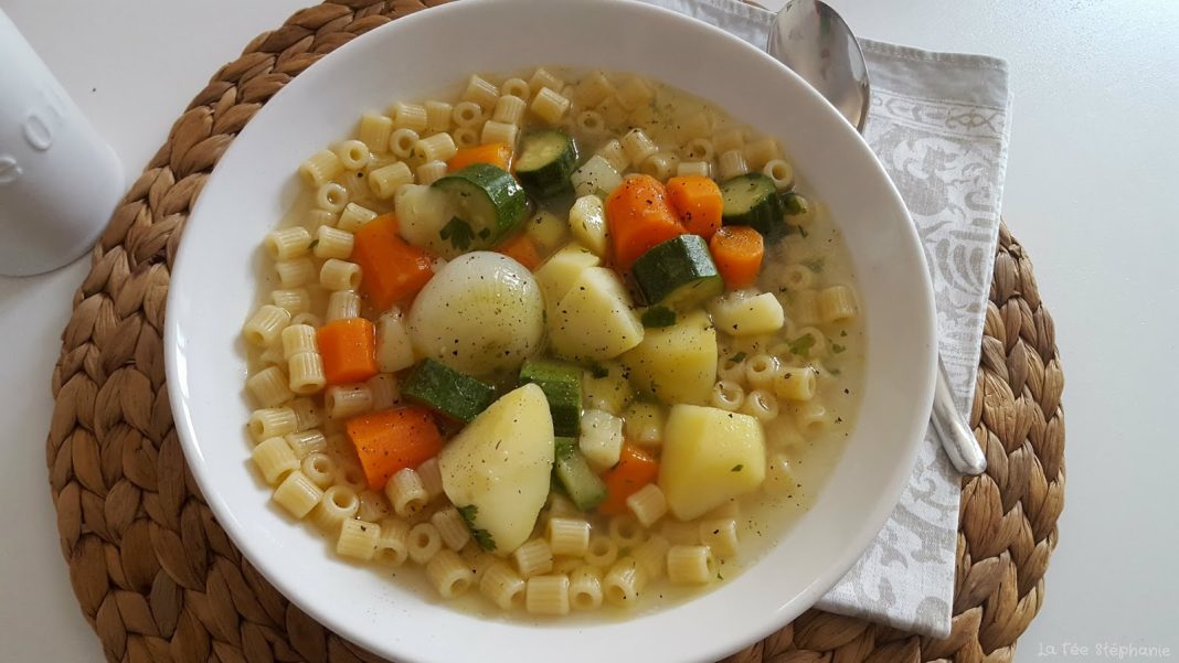 Cuisine : Recette de bouillon de Légumes (photo)