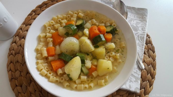 Cuisine : Recette de bouillon de Légumes (photo)