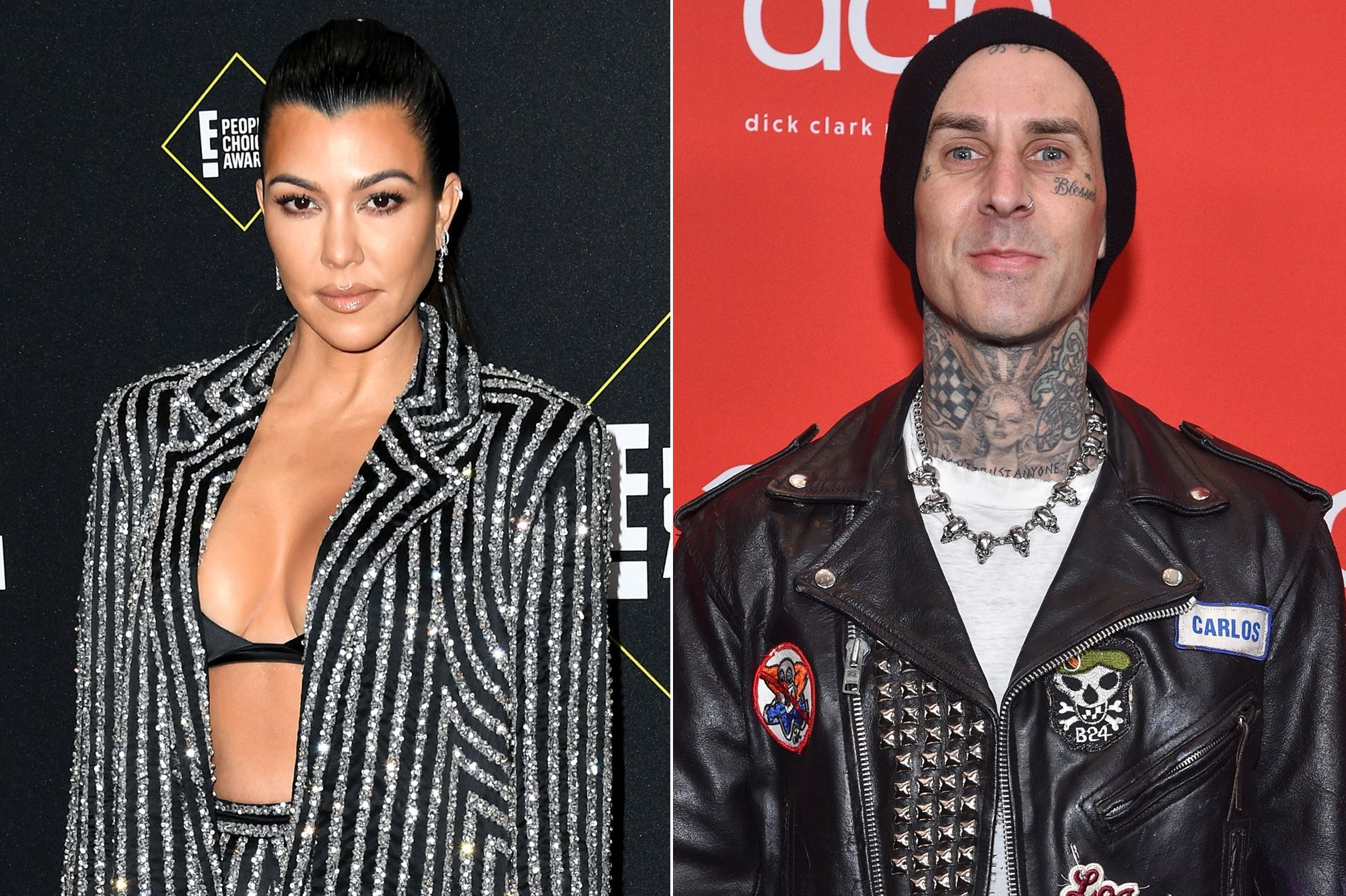 Kourtney Kardashian etson chéri Travis Barker @GettyImages