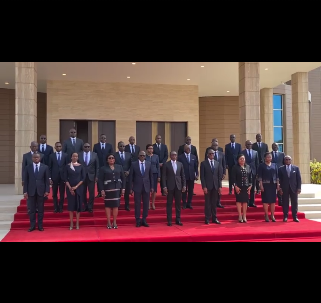 Photo de famille du gouvernement du Bénin