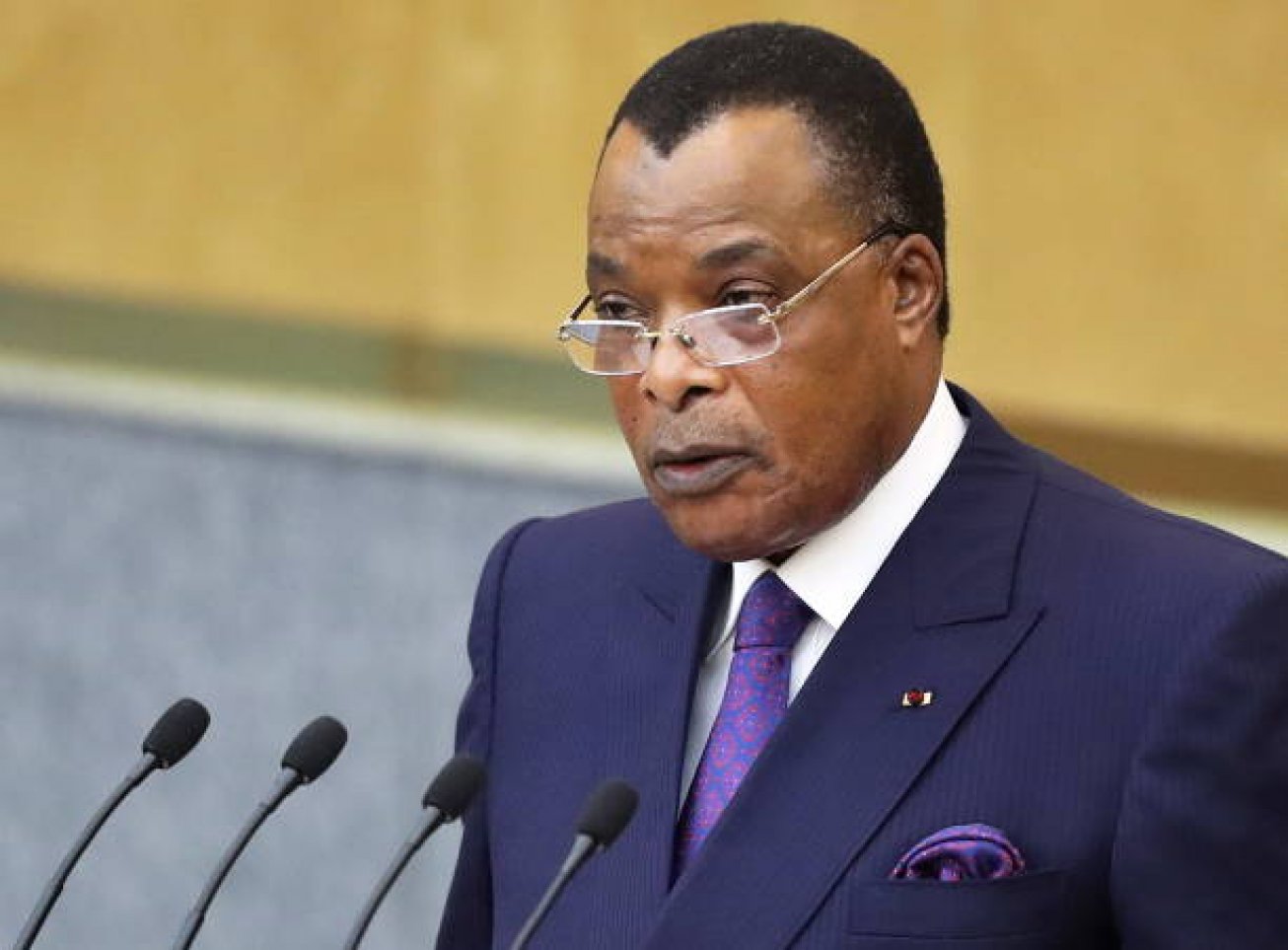 Le président congolais Denis Sassou-Nguesso