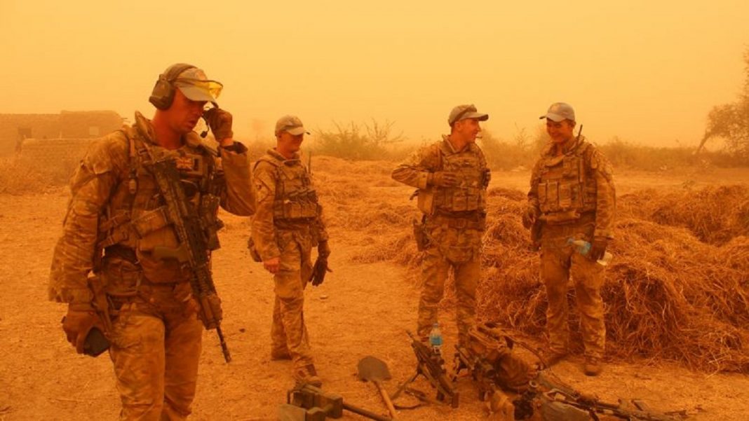 Le personnel britannique a saisi une cache d'armes appartenant à un groupe affilié au groupe dit État islamique (EI) au Mali