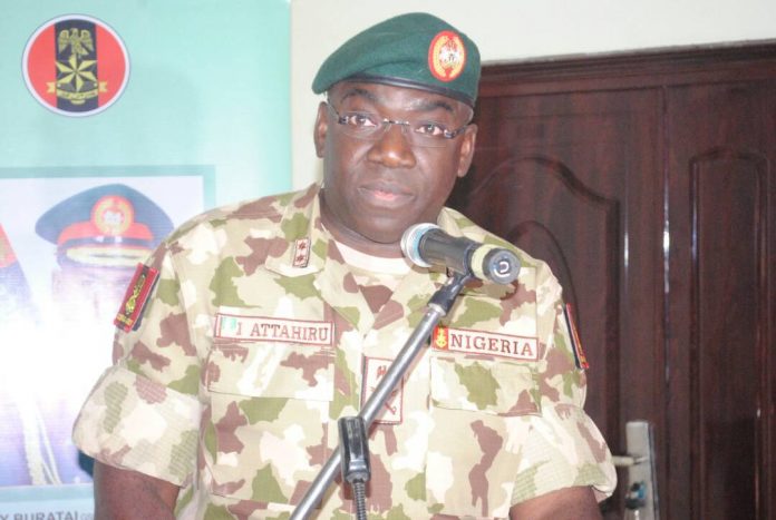 General Ibrahim Attahiru, chef d'Etat-major de l'armée du du Nigéria
