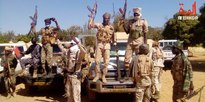 Des soldats tchadiens au front