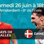 Pays de Galles vs Danemark @ RTBF