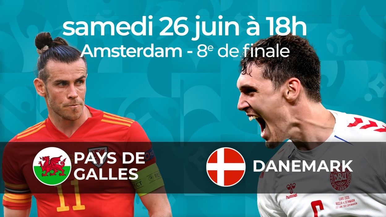 Pays de Galles vs Danemark @ RTBF