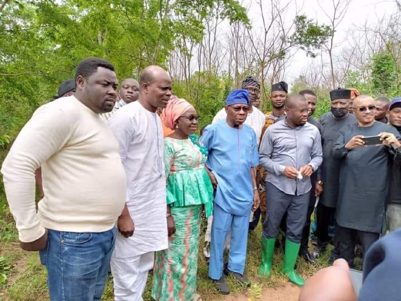 Bénin l'ancien président nigérian Olusegun Obasanjo autorisé à cultiver de l’igname