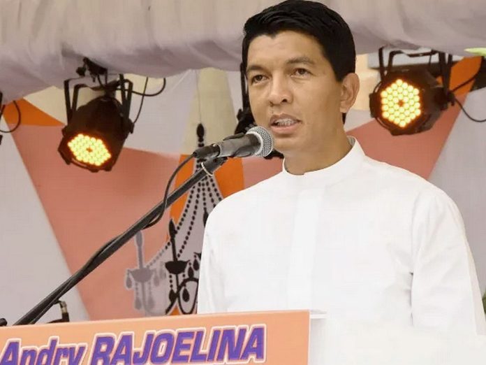 Une photo de Andry Rajoelina, Président du Madagascar