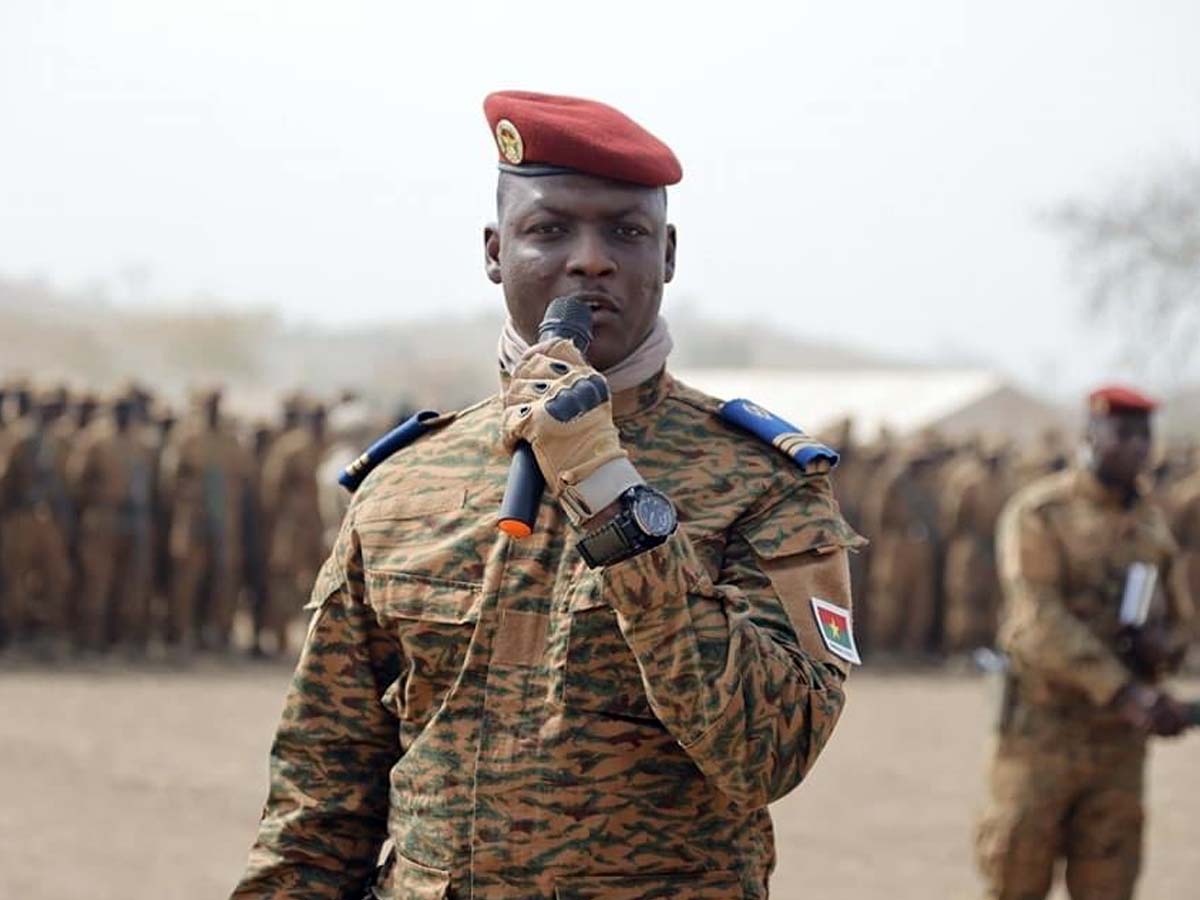 Une image du capitaine Ibrahim Traoré