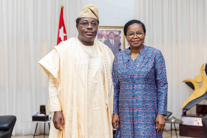 Ambassadeur nigérian Adebowale et le PM Victoire Dogbé