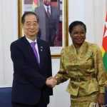 Han Duck-Soo PM Corée du Sud au Togo