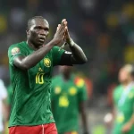 Vincent Aboubakar avec le maillot du Cameroun
