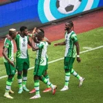 Des joueurs de l'équipe du Nigéria
