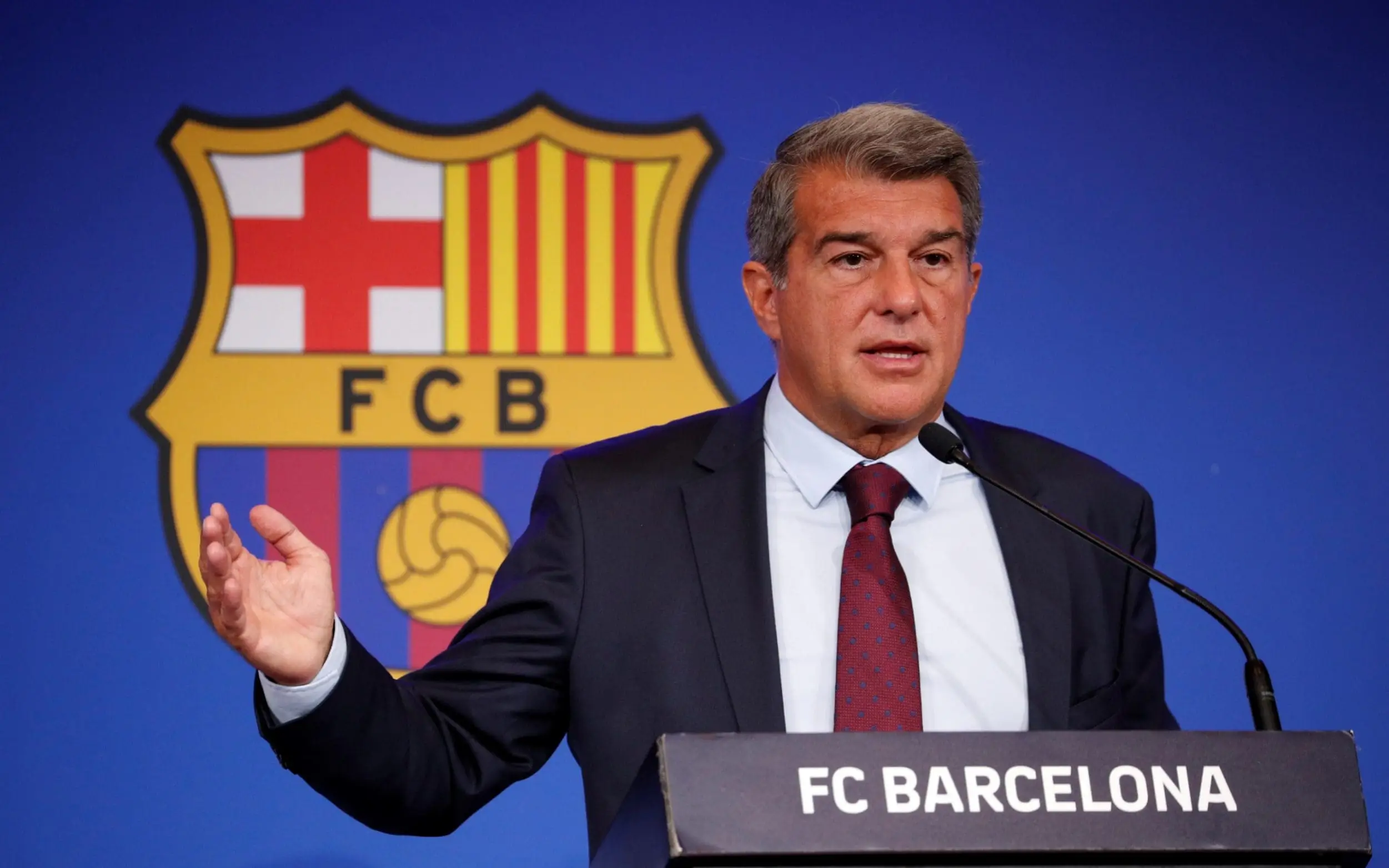 Joan Laporta, président du FC Barcelone