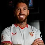 Sergio Ramos avec le maillot de Séville