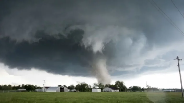 Des tornades meurtrières frappent les États-Unis @(AFP _ Josh Edelson)