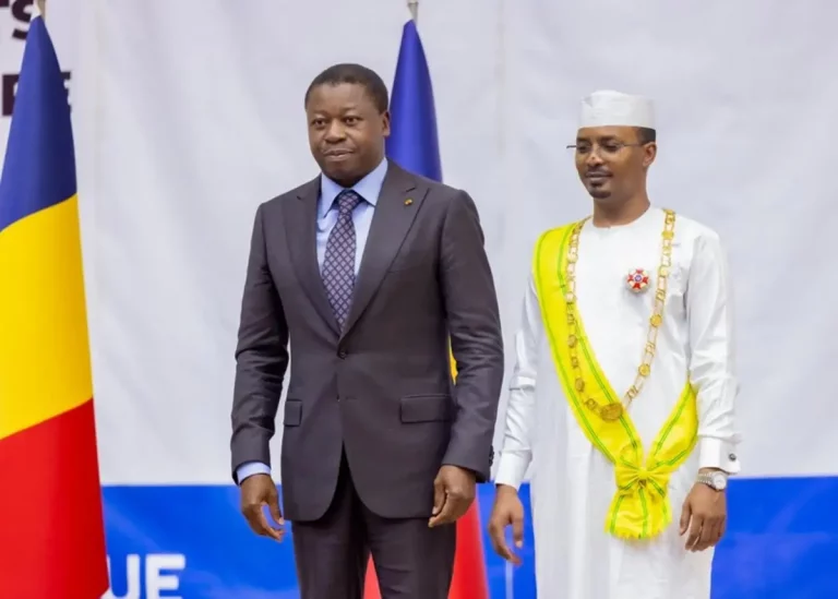 Faure Gnassingbé et Mahamat Idriss Deby Itno