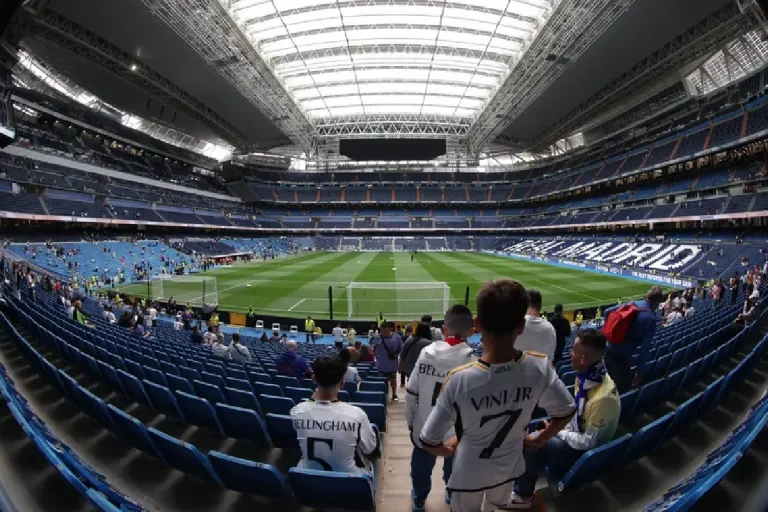 Le Santiago Bernabeu, le stade du Real Madrid @Thomas Coex/AFP