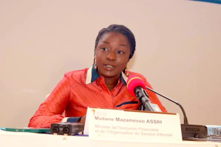 Mazamesso Assih, ministre de l'inclusion financière du Togo