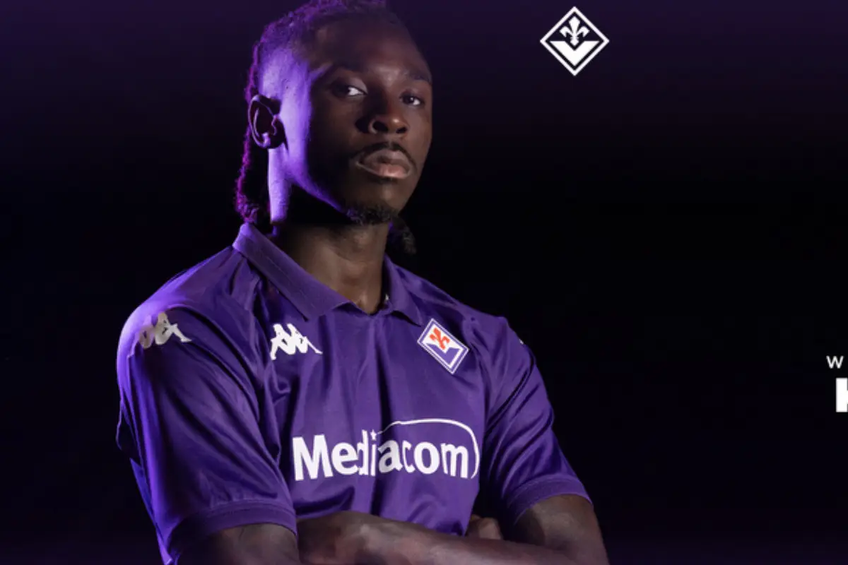 Moise Keane sous le maillot de la Fiorentina