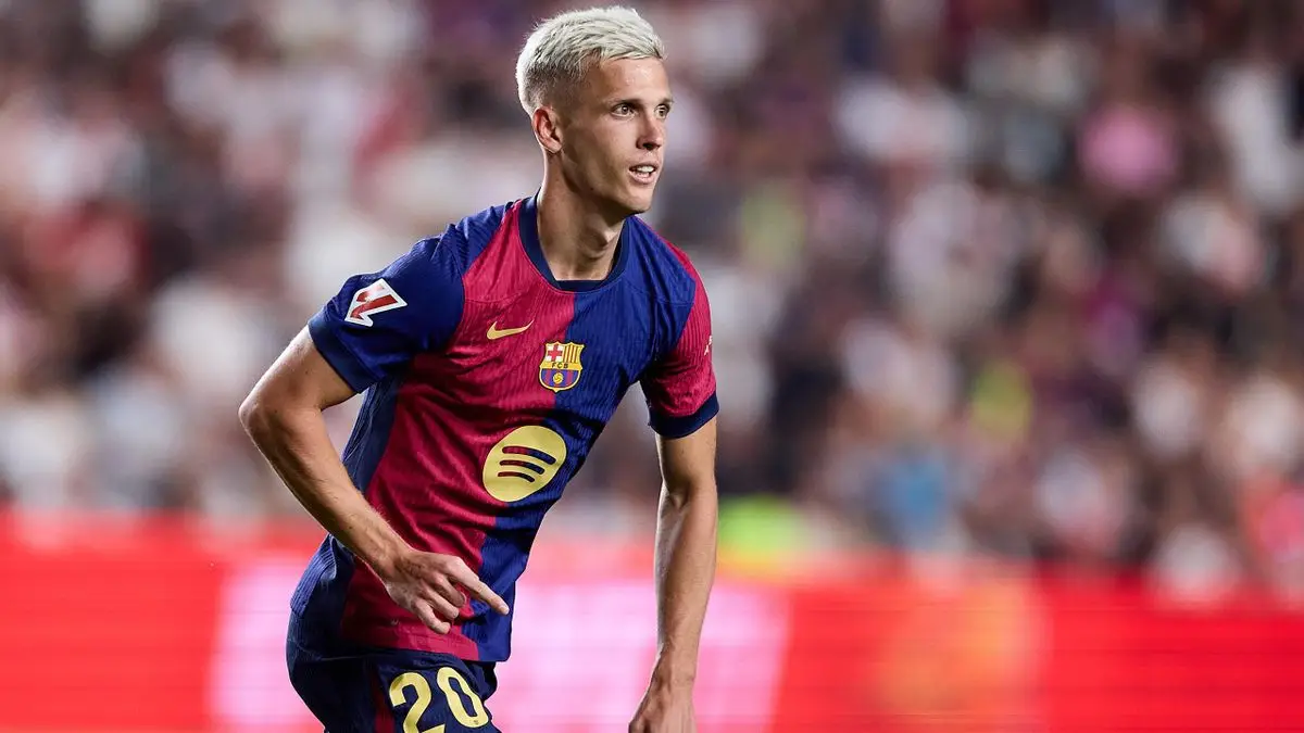 Dani Olmo sous le maillot du Barça @Getty Images