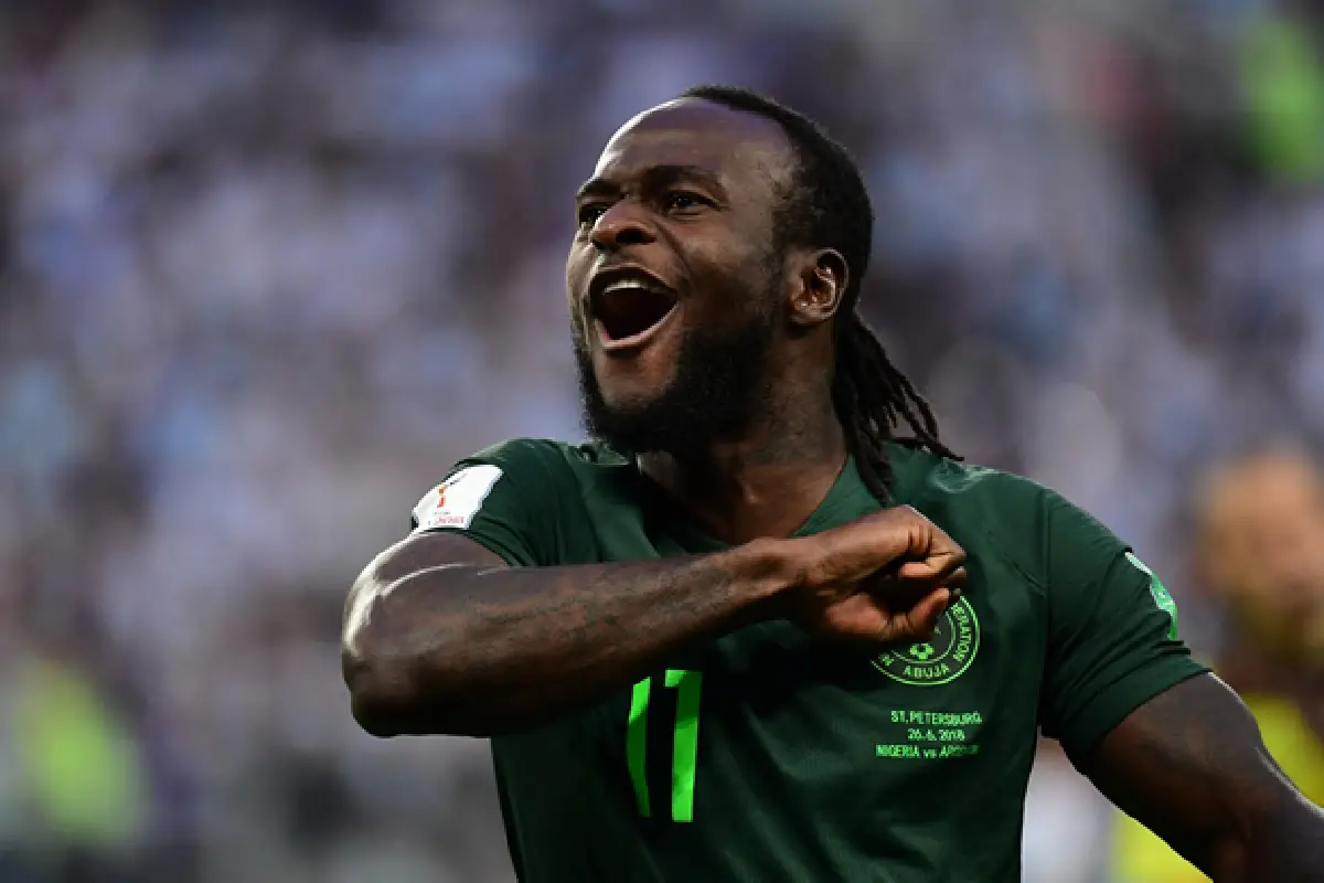 Victor Moses sous le maillot du Nigeria @AFP