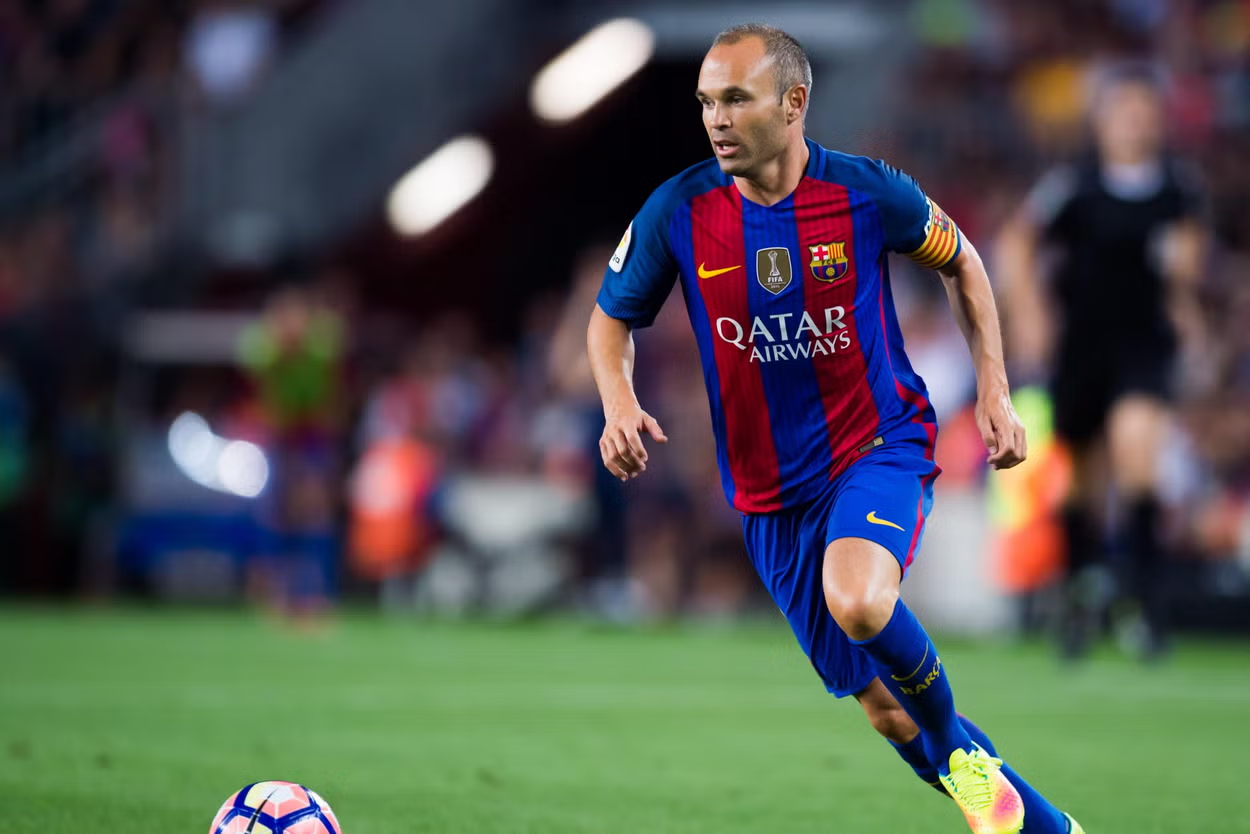 Andres Iniesta sous le maillot du Barca @Getty Images