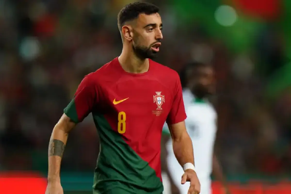 Bruno Fernandes sous le maillot du Portugal @Getty Images