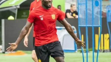 Essien à l’entraînement di FC Nordsjælland (AFP)