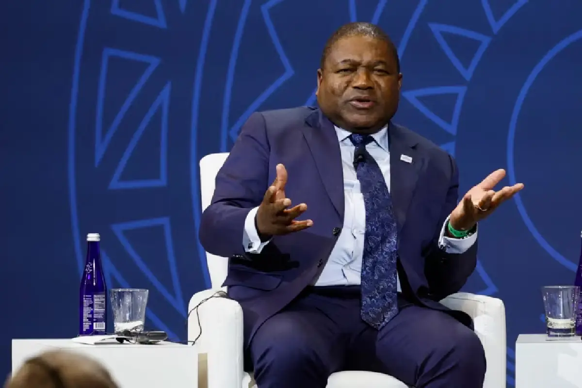 Le président du Mozambique, Filipe Nyusi, à Washington, DC, le 13 décembre 2022. AFP _ Evelyn Hockstein