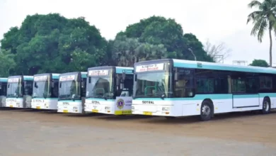 Des bus de transport au Togo @Journal du togo