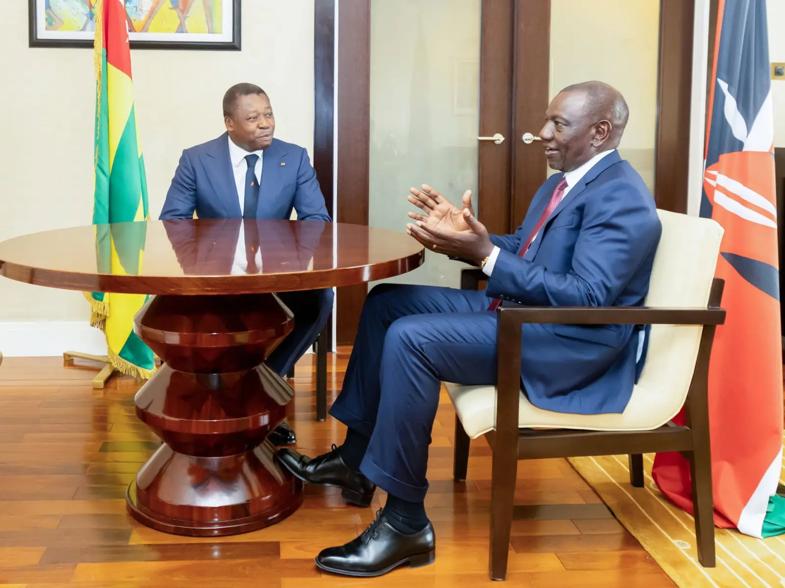 William Ruto et Faure Gnassingbé