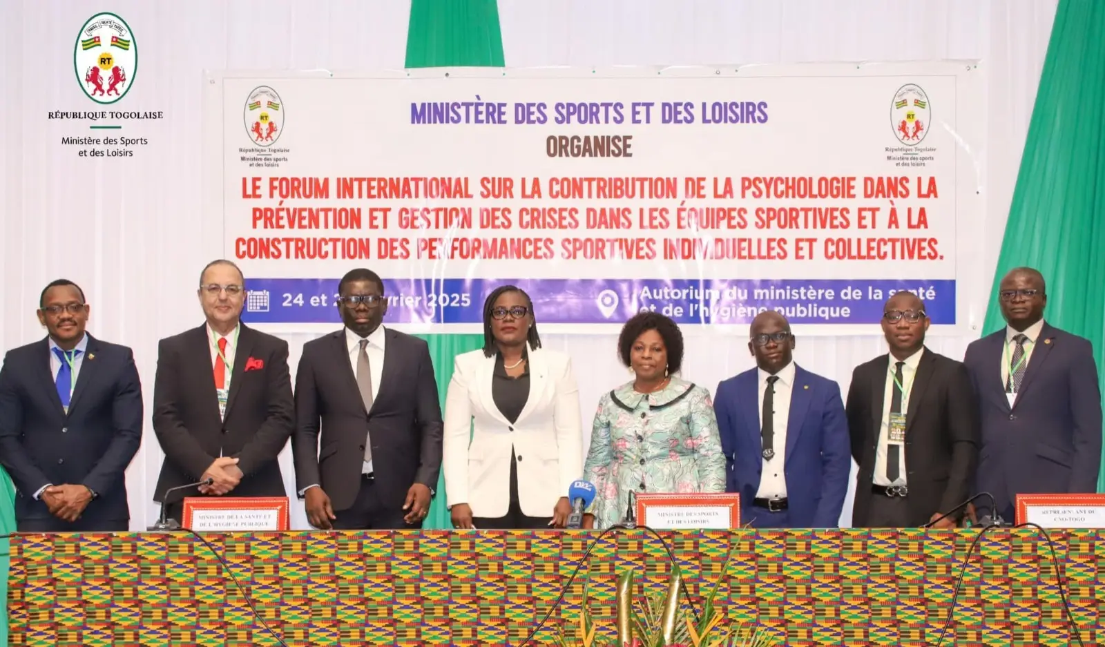 Togo: les acteurs sportifs outillés sur la psychologie et la performance